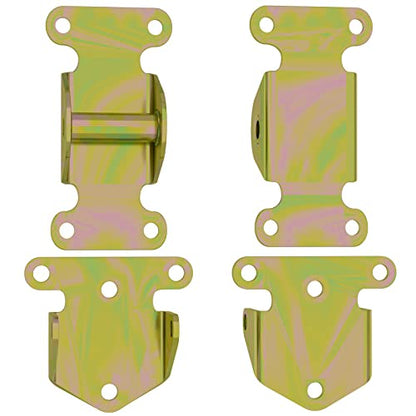 SBC/BBC Frame and Motor Mount Kit - Chevy V8 Solid Steel Frame Mounts Motor Mounts for SBC 283 327 350 400 Small & Big Block Chevy Engines Off Road Racing