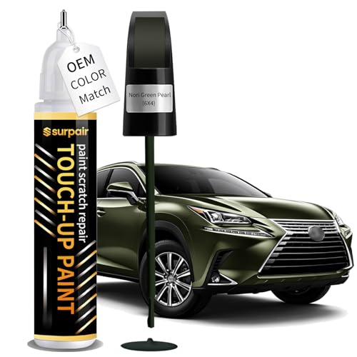 Nori Green Pearl 6X4 Touch up Paint for Lexus Car Scratch Remover Pen - color: Nori Green Pearl (6X4)