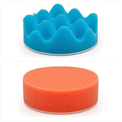 3 Inch Polishing Pads Kit, 11PCS Foam Buffing Pads with Drill Adapter - size: 3Inch-11PCS