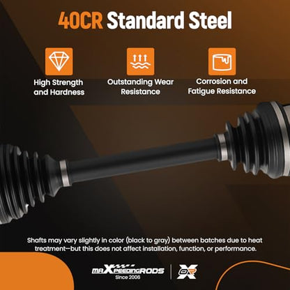 maXpeedingrods 2PC Front Left and Right CV Axle for Buick Rainier - color: 66-1345 Pair