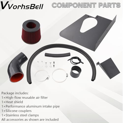 Cold Air Intake for 2008-2012 Audi B8 A4/A5 1.8/2.0T TFSI - size: 08/12 Audi A4/A5 B8 1.8/2.0TFSI Gen1/2