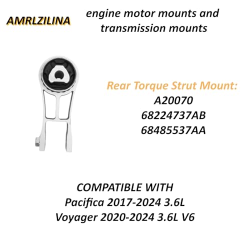 Engine Motor Transmission Mount Kit for Pacifica 2017-2024 - size: 2020-2024 Chrysler Voyager 3.6L V6