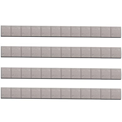 Taiss 48PCS wheel weights stick on 1/4 Oz,0.25 Oz Adhesive Backed Wheel Weights,Grey Adhesive Stick on Wheel Weights F-067