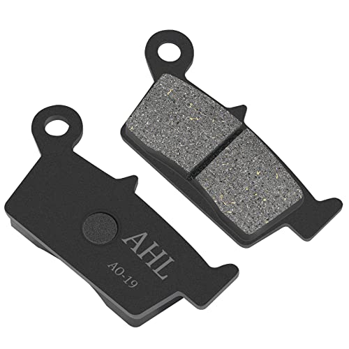 AHL Front and Rear Brake Pads Set Compatible with Yamaha YZ426F YZ426 F 2000-2002 YZ250F WR250F (4T) 2001-2002 WR426F WR426 F 2001-2002(Semi-metallic) - size: Semi-metallic