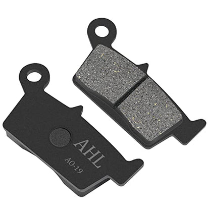 AHL Front and Rear Brake Pads Set Compatible with Yamaha YZ426F YZ426 F 2000-2002 YZ250F WR250F (4T) 2001-2002 WR426F WR426 F 2001-2002(Semi-metallic) - size: Semi-metallic
