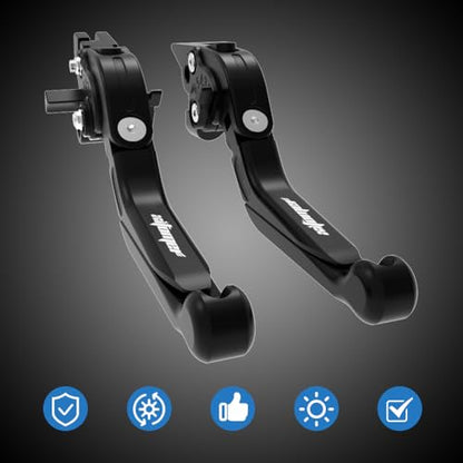 xitomer CNC Motorcycle Adjustable Brake Clutch Levers Fit for KLR650 Gen3