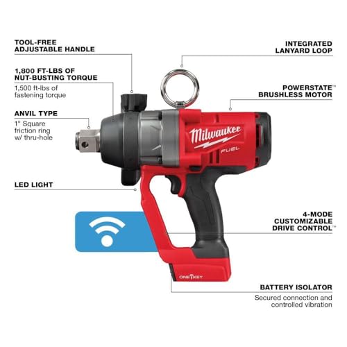 Milwaukee Electric - M18 Fuel 1 HIGH Torque IMP Wrench Bare