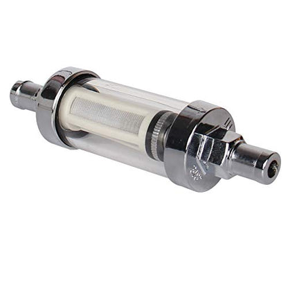 CarBole 9748 Universal 3/8" Inlet/Outlet Fuel Filter Clear View 5 Pack - size: 5PCS Of 3/8" Inlet/Outlet