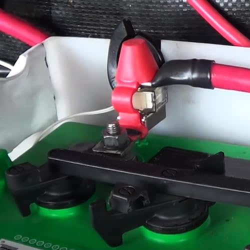 GLOSO Marine Rated Battery Fuse IPBF+Terminal Fuse Block Kit, Single Stud M8 (5/16") + Ignition Protected Battery Fuse (300A) - size: 300A