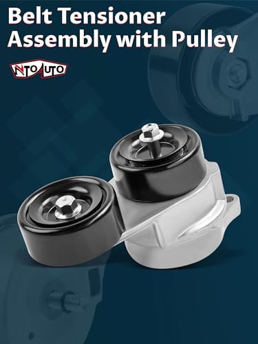 Belt Tensioner Assembly with Pulley Fit For 2003-2013 Accord Ridgeline MDX - size: 38332