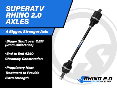 SuperATV Heavy Duty Rhino 2.0 Front CV Axle for 2019 Polaris Ranger XP 1000 High Lifter Edition - FRONT - size: Front (2019)