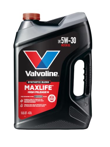 Valvoline High Mileage 150K with MaxLife Plus Technology 5W-30 Motor Oil 5 Quart - size: 5 qt (Pack of 1), style: High Mileage 150K