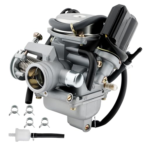 PD24J Carburetor, Fit For 125cc 150cc ATV Moped Scooter Engine 4Stroke GY6 - size: Carburetor Only