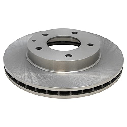 TRQ Front Brake Pad and Rotor Set Ceramic - style: BKA10577