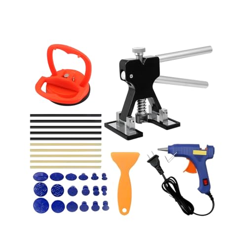 32 Pack Paintless Automotive Dent Puller Tool Kit, Black - size: 32PCS/Black