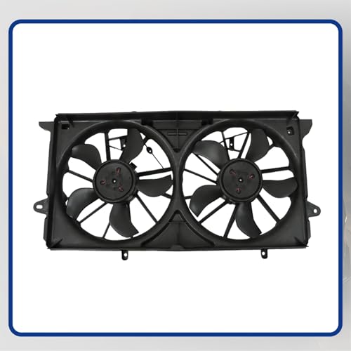 Radiator Cooling Fan Replacement for 23123633 23123634 Replacement for Silverado 1500 2015-2019 Replacement for Sierra 1500 2015-2019