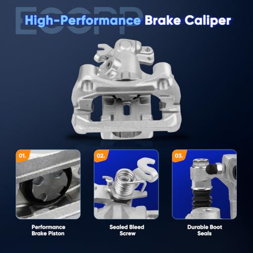 ECCPP 18B5002 18B5003 Rear Left & Right Disc Brake Caliper Assembly - size: Rear[18B5002 18B5003]