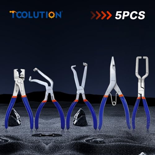 5-Piece Fuel Line Disconnect Pliers Set