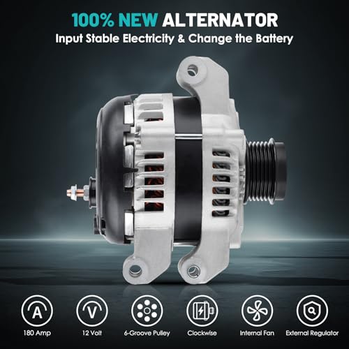 11598 Car Alternator Fit for Dodge Challenger Charger Durango 3.6L - size: 11598N for Chrysler 300 for Charger 3.6L 11-18