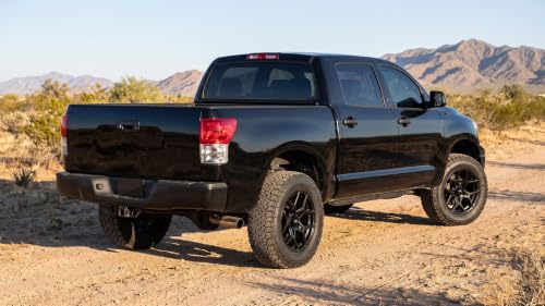 RockTrix RT105 20x9 Off-Road Wheels compatible with Toyota Tundra 2007-2021, Matte Black 5x150 Rims +12mm Offset for 33-35 Inch Tire Clearance, Fits Sequoia, Land Cruiser, And Fits Lexus LX570 - color: Matte Black, size: 20x9 +12mm offset