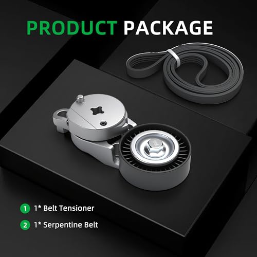Belt Tensioner and Serpentine Belt Kit #1662036030 166200V010 - size: for Camry 2010-2011, 39096