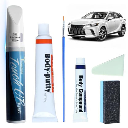 085 Eminent White Pearl Touch Up Paint for Lexus - color: Fit for Lexus Eminent White Pearl (085)