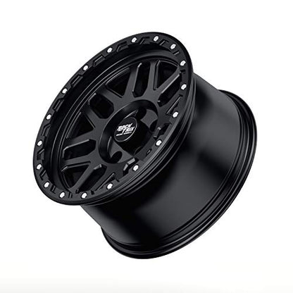 RockTrix RT110 18x9 Off-Road Wheels compatible with Toyota Tundra 2007-2021, Matte Black 5x150 Rims +12mm Offset for 33-35 Inch Tire Clearance, Fits Sequoia, Land Cruiser, And Fits Lexus LX570 - color: Matte Black, size: 18x9 +12mm offset