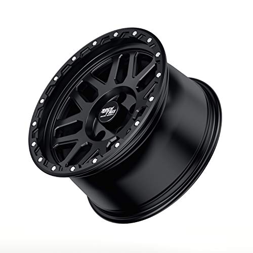 RockTrix RT110 20x9 Off-Road Wheels compatible with Toyota Tundra 2007-2021, Matte Black 5x150 Rims -12mm Offset for 33-35 Inch Tire Clearance, Fits Sequoia, Land Cruiser, And Fits Lexus LX570 - color: Matte Black, size: 20x9 -12mm offset