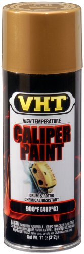 VHT SP736-6PK Brake Caliper Spray Paint - Gold - 11 oz Aerosol Can, Pack of 6