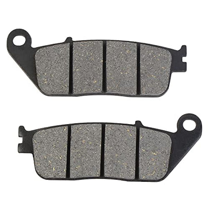 AHL Brake Pads Set for Honda VT1100C2 VT1100 C2 Shadow Sabre 2000-2007 VT 1100 VT1100 C2 Shadow American Classic Ed 1995-1999 VT1100C3 VT1100 C3 Shadow Aero 1998 1999 2000 2001 2002(Semi-metallic) - size: Semi-metallic