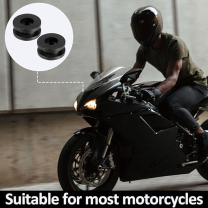 20PCS Motorcycle Rubber Grommets for Motorcycle Fairings Set, Motorcycles Rubber Grommet Kit Replacement Accessorie