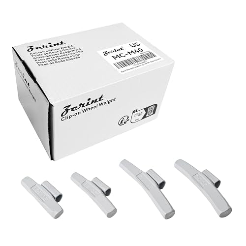 MC-M40 Wheel Weight Kit MC Style Grey 40pcs/kit: 1 1/4oz, 1 1/2oz, 2oz and 2 1/2oz 10pcs Each - size: MC-M40