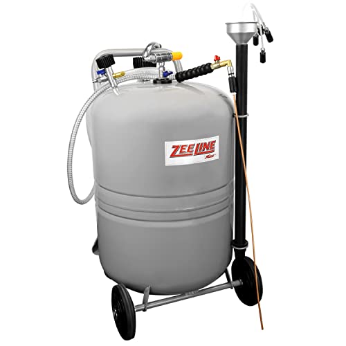 ZEELINE BY MILTON Professional Fluid Evacuator, 21-Gallon, Integrated Level Gauge, Use with Oil, Transmission Fluid and Anti-Freeze (ZE21EV) - size: 21-Gallon