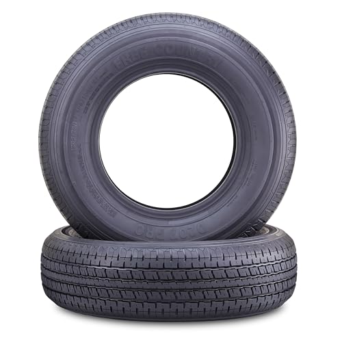 Free Country HD Trailer Tire ST205/75R14 10Ply LR E 109N w/Scuff Guard, PK2