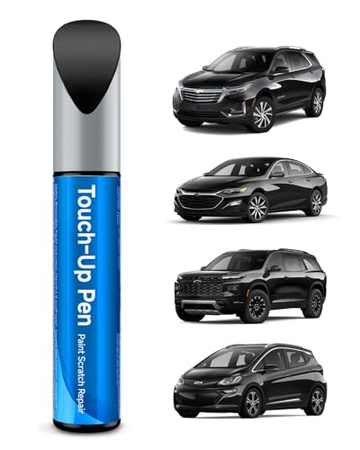 GB8/WA384A Mosaic Black Metallic Touch Up Paint Compatible with Chevrolet GMC Buick Cadillac Exact Match Touch Up Paint Car Scratch Repair - color: Mosaic Black Metallic(GB8/WA384A) compatible with Aveo/Blazer/Bolt/Camaro/Cruze/Equinox/Impala-models/Malib