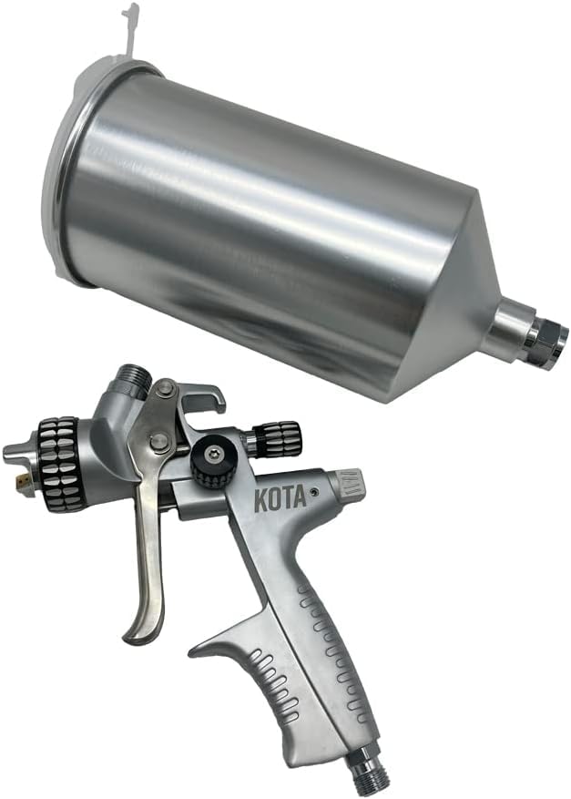 LAUCO KOTA HVLP Spray Gun Nozzle, Compact Aluminum Paint Sprayer (1.3 mm) 60819 - size: 1.3 mm