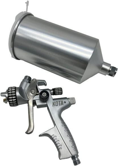 LAUCO KOTA HVLP Spray Gun Nozzle, Compact Aluminum Paint Sprayer (1.4 mm) 60822 - size: 1.4 mm