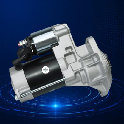 8452324 845-2177 Starter Motor for 1996-2012 Thermo King SB-III SR SL100 SL100e SL200 SL200e, 12V 2.2KW 9 Teeth CW - size: 8452324