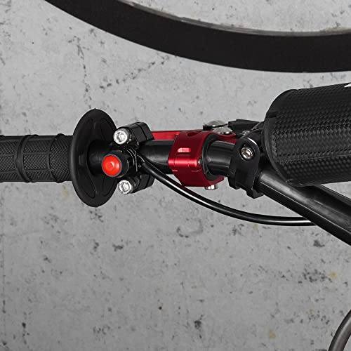 CNC Universal Engine Stop Start Kill Switch Button for 22mm Handlebar-Black - color: Black, size: with Mounting Backplate