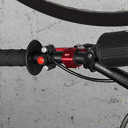 CNC Universal Engine Stop Start Kill Switch Button for 22mm Handlebar-Black - color: Black, size: with Mounting Backplate