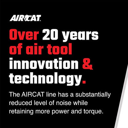 AIRCAT Pneumatic Tools 808-15-25: 15.3 Inch Long Reach Ratchet 200 RPM, 30 ft-lbs Maximum Torque - 1/4-Inch - size: 1/4-Inch (Pack of 1)