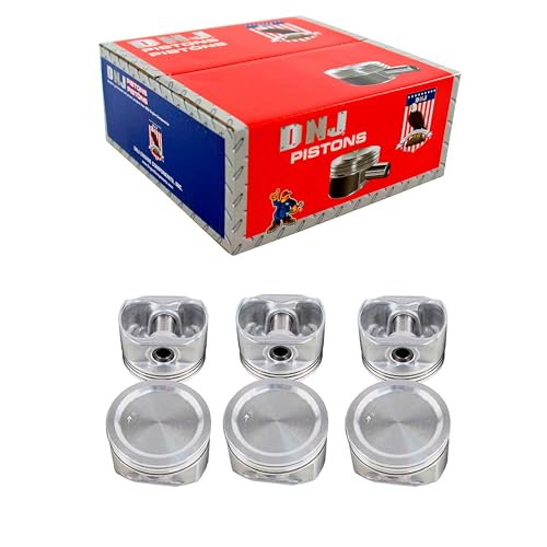 DNJ P528.20 Oversize Piston Set for 2004-2006 Suzuki Verona 2.5L L6 24V DOHC 2492cc - size: 2. Oversize 0.20 In. (.50mm)