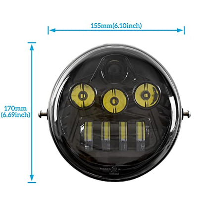 LED Headlight Assembly for Harley V-Rod 2002-2016 Accessories