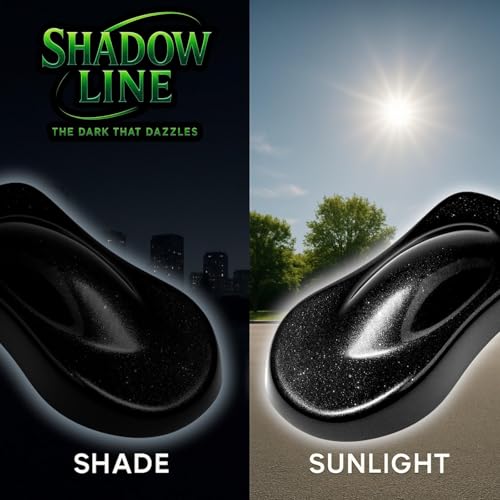 LiME LiNE Shadow LiNE Automotive Basecoat - Changes with Light - Black in the Shadows, Dazzling Metallic Under Light - 2K Clearcoat Topcoat Required (Phantom Silver, 1 Quart) - color: Phantom Silver, size: 32 Fl Oz (Pack of 1)