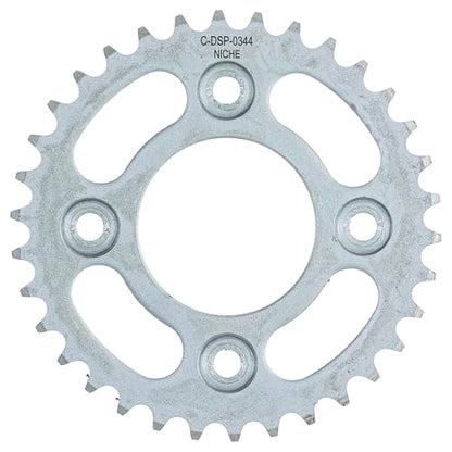 NICHE Drive Sprocket Chain Combo for Honda Grom 125 Front 15 Rear 34 Tooth 420 X-Ring 106 Links - size: X-Ring Chain
