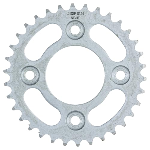 NICHE Drive Sprocket Chain Combo for Honda Grom 125 Front 15 Rear 34 Tooth 420 O-Ring 106 Links - size: O-Ring Chain