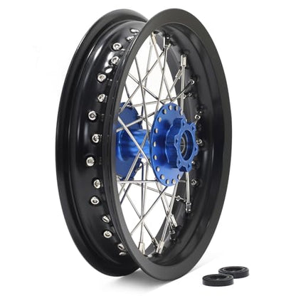 TOFR CNC 14"x2.15" Rear Wheel Rim Hub for Surron SUR-RON Light Bee X LBX - color: Blue, size: 14" Rear
