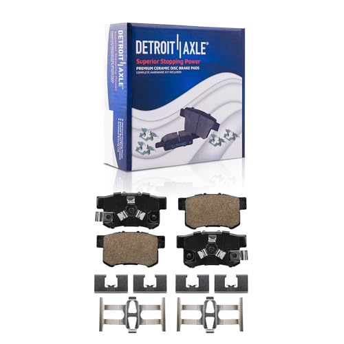 Detroit Axle - 10pc Brake Kit for Acura 2013-2018 RDX Rotors and Brake Pads - size: 10PR53181/KIT
