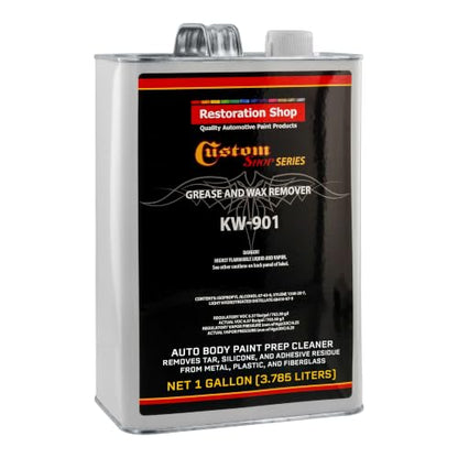 Custom Shop KW901 Automotive Wax and Grease Remover, 1 Gallon - size: 128 Fl Oz (Pack of 1)