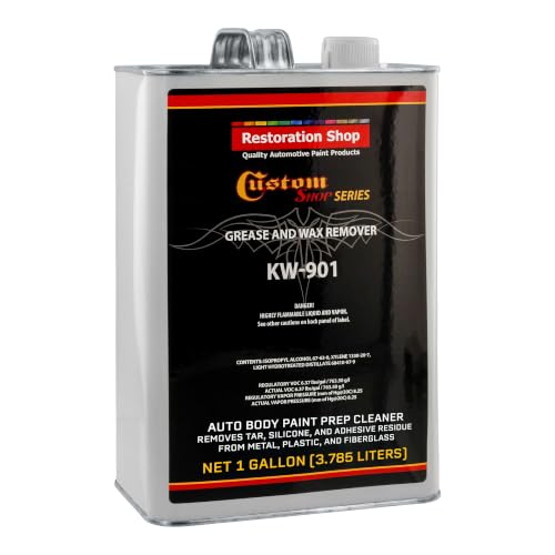 Custom Shop KW901 Automotive Wax and Grease Remover, 1 Gallon - size: 128 Fl Oz (Pack of 1)